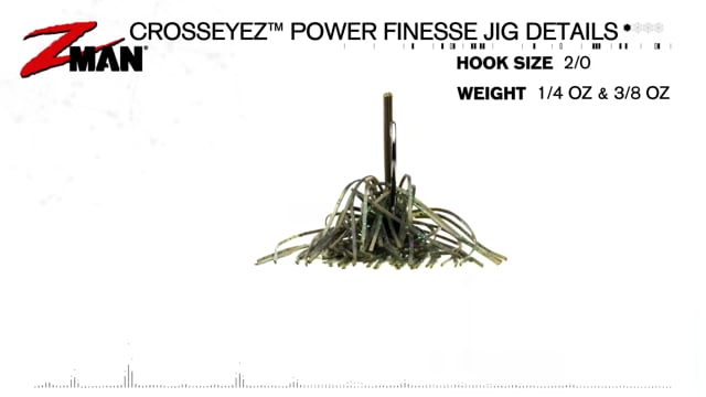 Z-Man CrossEyeZ Power Finesse Jig 1/4 oz.