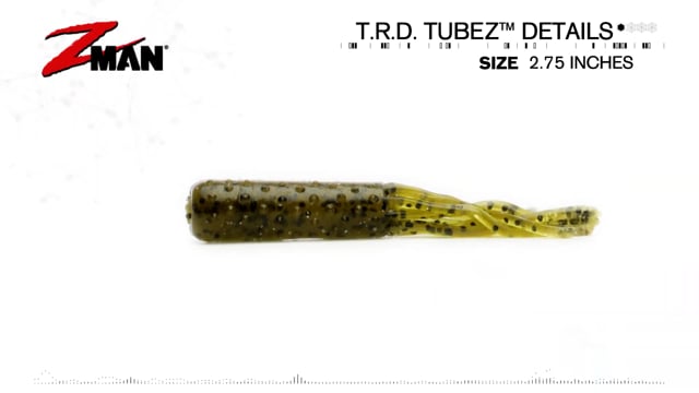 Z-Man TRD TubeZ 2 3/4 inch Soft Plastic Ned Rig Tubes 6 pack