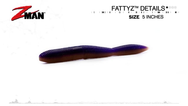 Z-Man FattyZ Worm 5 inch ElaZtech Worms