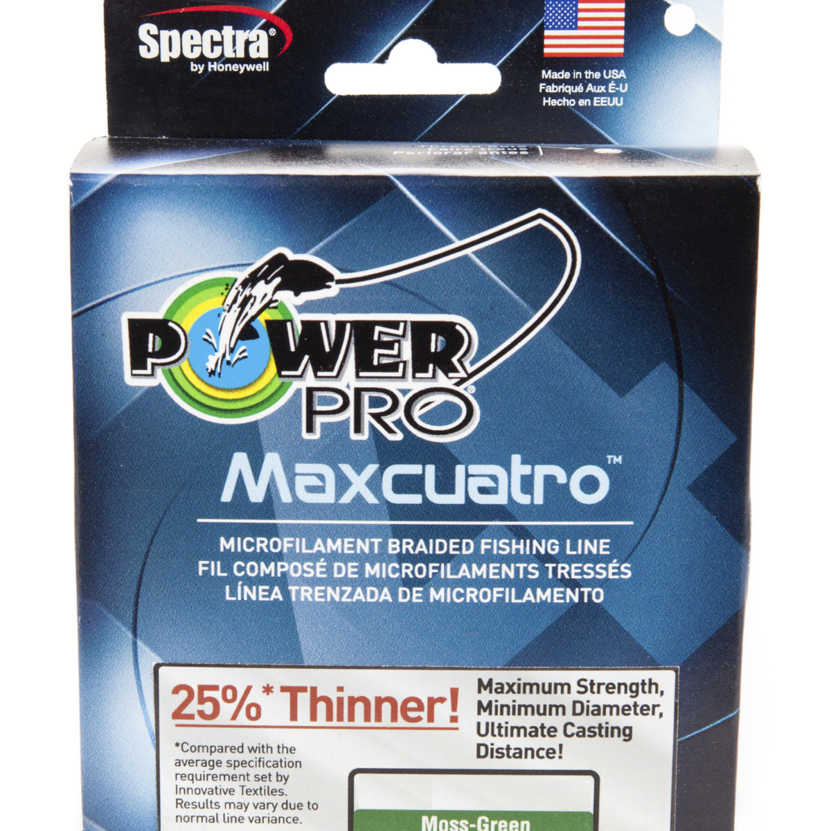 Power Pro Maxcuatro Spectra Moss Green Braided Line — Discount Tackle