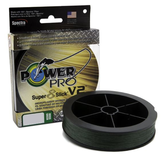 Power Pro Super8Slick V2 Moss Green Braided Line — Discount Tackle