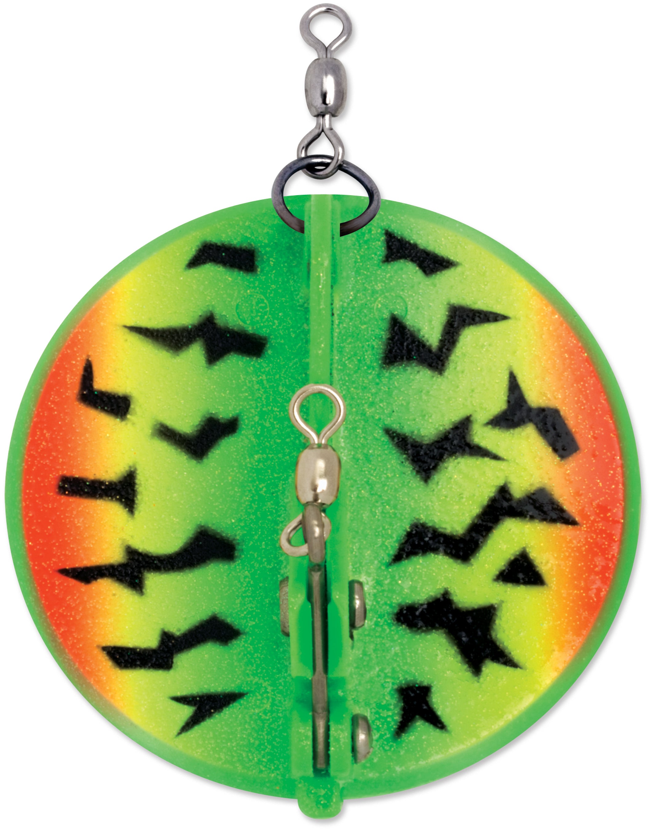dipsy diver fishing lure Luhr-Jensen Magnum Dipsy Diver Flo. Chartreuse/Green UV/Chrome Bottom
