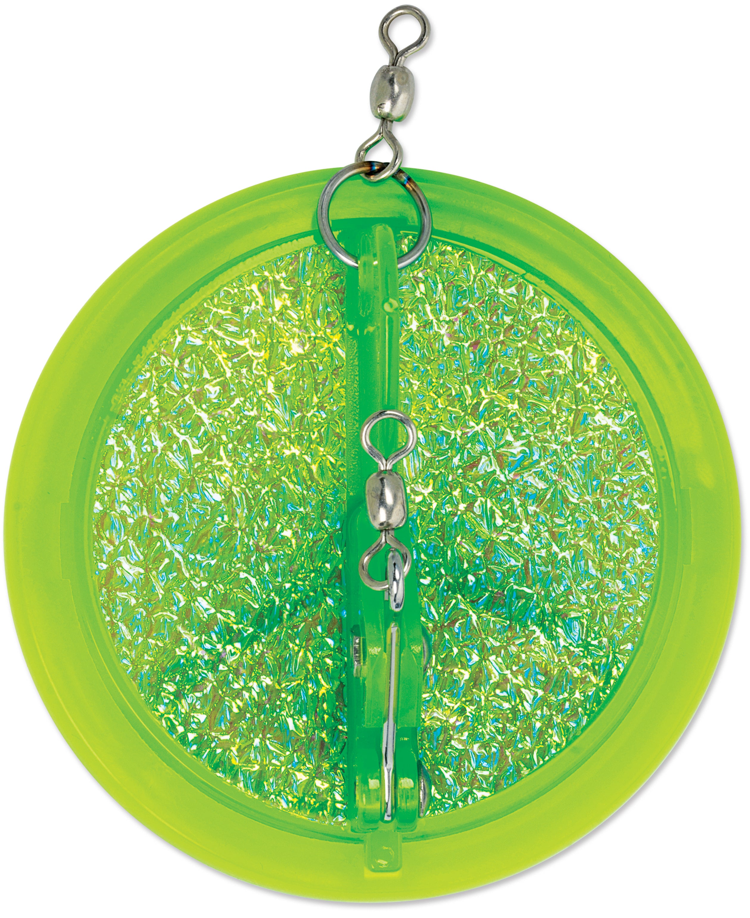dipsy diver fishing lure Luhr-Jensen Magnum Dipsy Diver Flo. Chartreuse/Green UV/Chrome Bottom