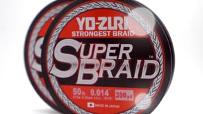 YO-ZURI SUPER BRAID Braided Fishing Line 300yd WHITE COLOR NEW