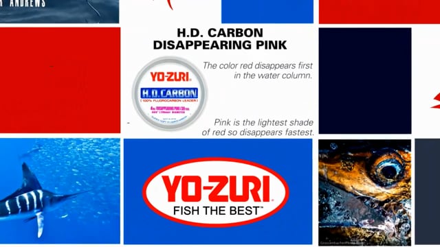 Yo-Zuri HD Carbon Disappearing Pink 100 Yards Fluorocarbon Leader