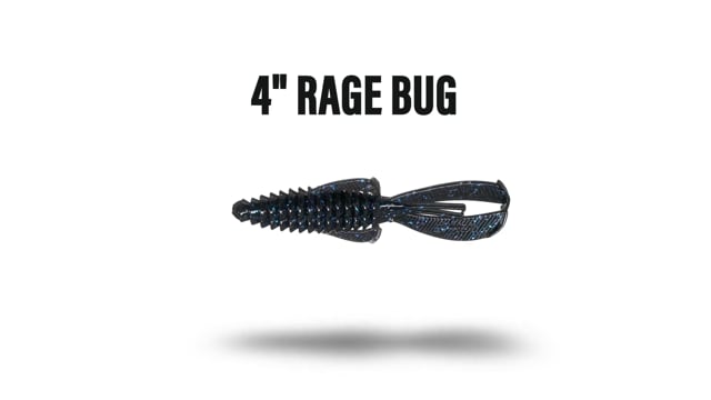 Strike King Rage Bug 4 inch Soft Plastic Creature 7 pack