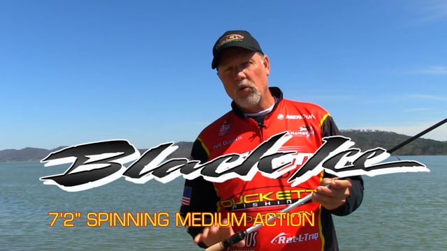 Duckett Fishing Black Ice Series Spinning Rods