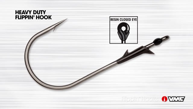 VMC Ike Approved Heavy Duty Flippin' Hook 4 pack — Discount Tackle