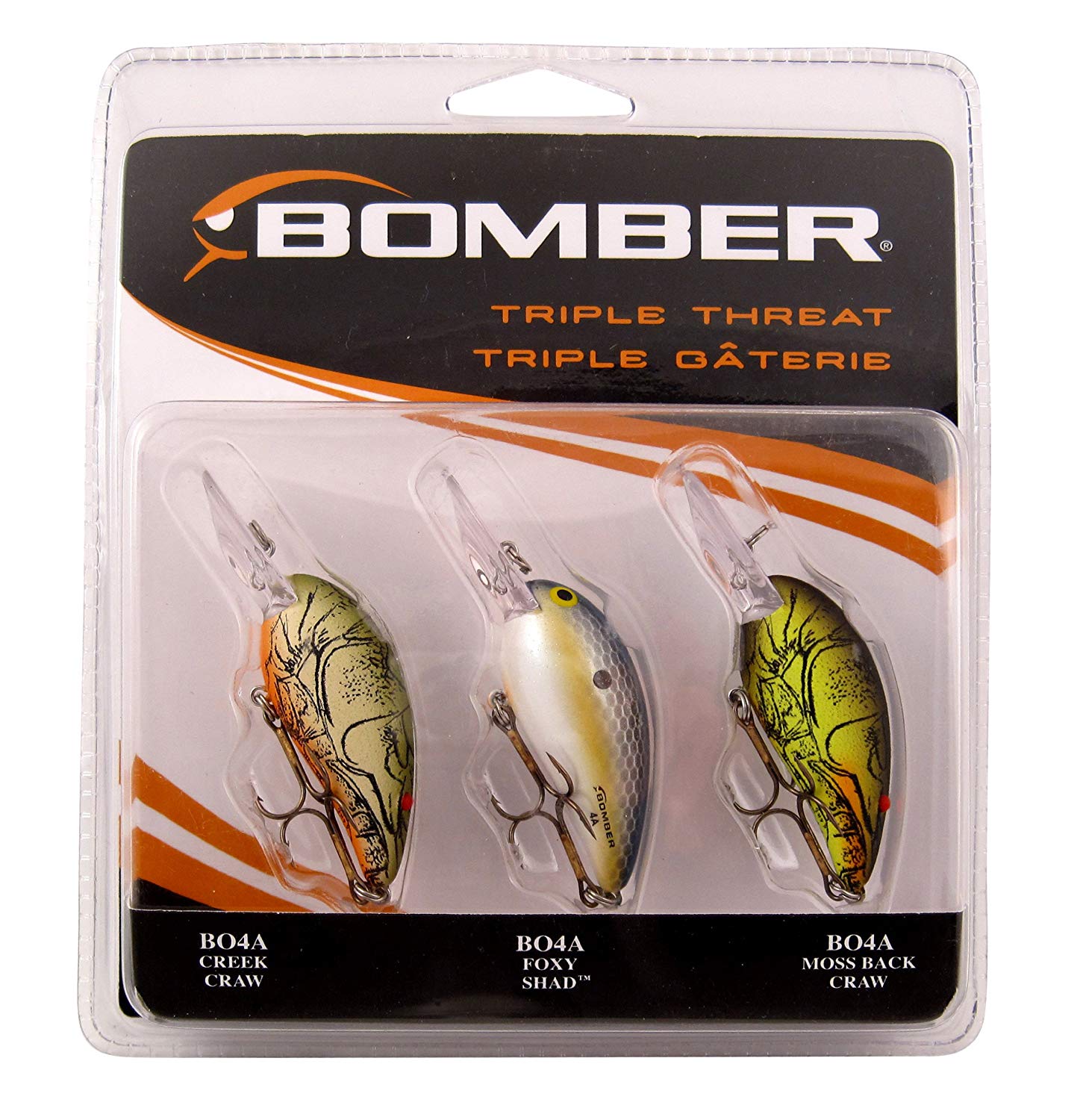 Bomber Triple Threat Model 4A 3-Piece Crankbait Variety Pack — Discount  Tackle