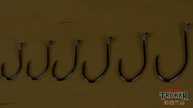 Eagle Claw Trokar TK934P 3X Strong Round Bend Treble Hook