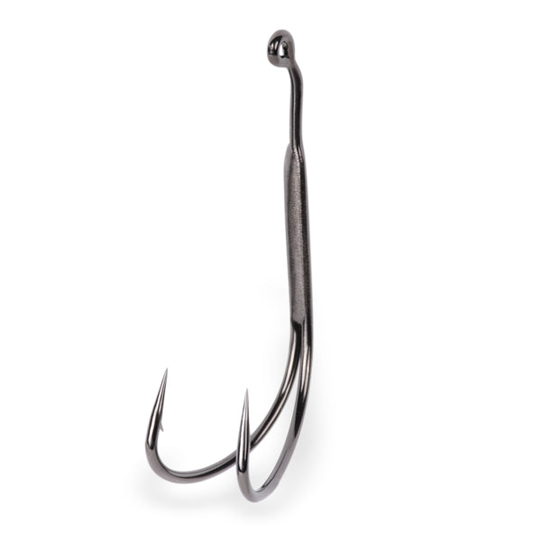 Mustad Plastic Frog 1X Double Hook w/ Spring Baitkeeper 2 pack — Discount Tackle