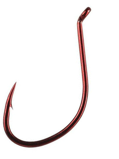 Mustad Drop Shot Live Bait Hook 6 Count, Size: 4, Red