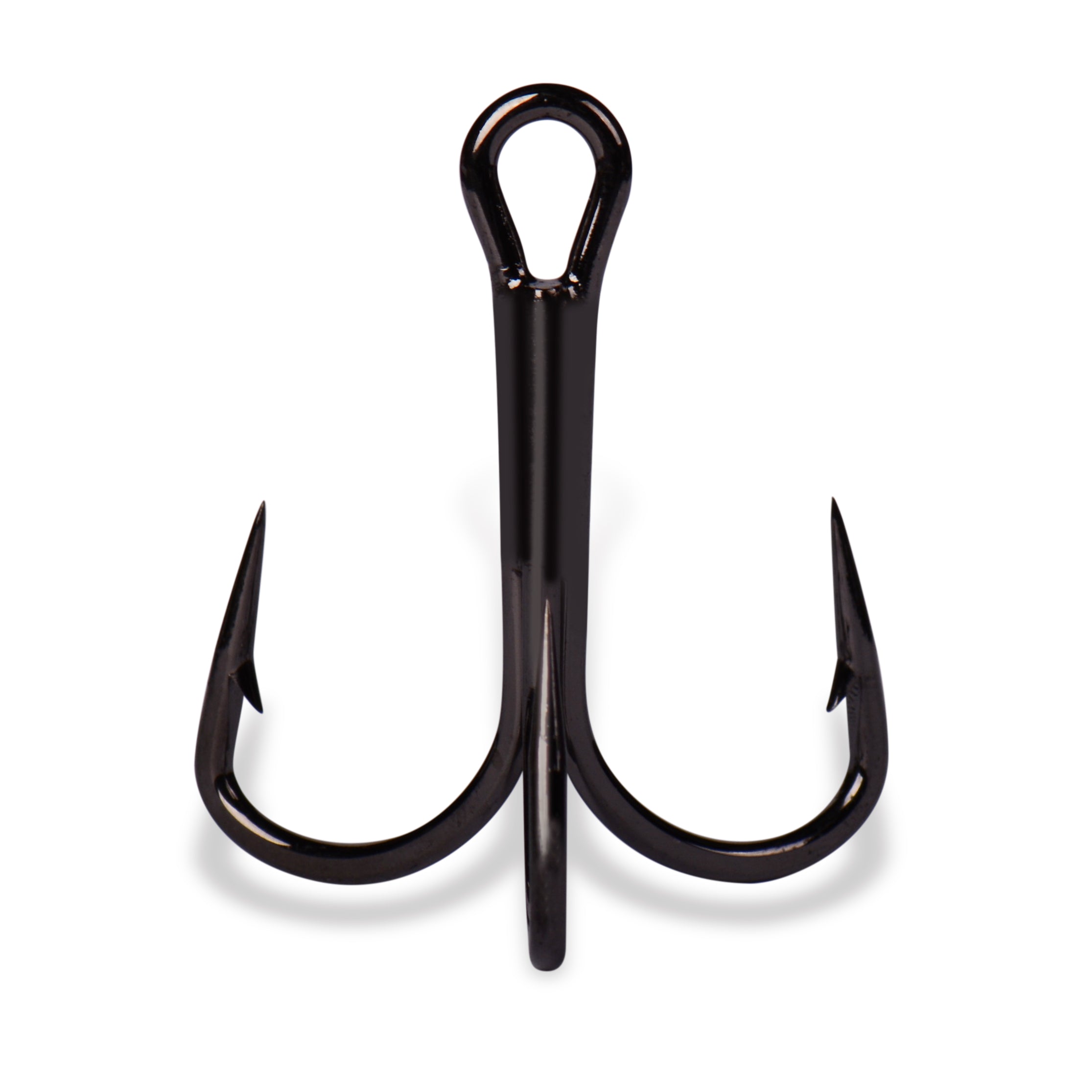 black fish hooks Mustad KVD Elite Round Bend Treble Hook