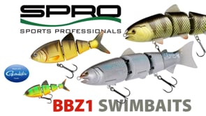 SPRO BBZ-1 Baby Shad Hard Swimbait 2 1/2 inch Multi-Joint Bass Fishing Lure