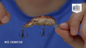 Rebel Wee Crawfish 2 inch Medium Diving Crankbait