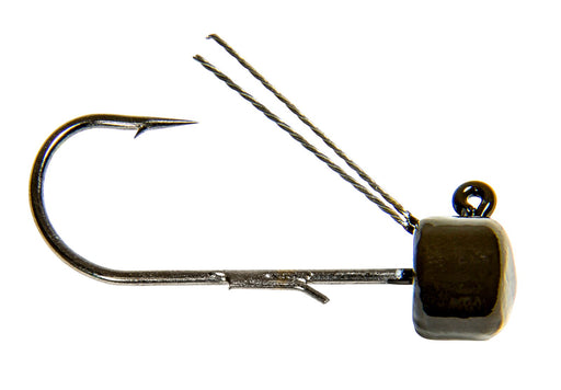 Z-Man Pro ShroomZ Weedless Jigheads 4 pack - Green Pumpkin