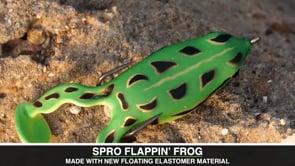 SPRO Flappin' Frog 65 Hollow Body Topwater Paddle Leg Frog