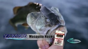 OWNER Mosquito Bait Hooks 5177-961 Size 14 - 12 pack Black Chrome