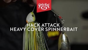 Strike King Hack Attack Heavy Cover Spinnerbait 1/2 oz Super White