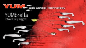 YUM YUMbrella Ultralight 5-Wire Umbrella Rig Bass Fishing Lure