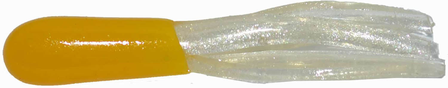 Big Bite Baits 1.5 Crappie Tube yellow/pearl