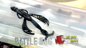 Big Bite Baits 5 Battle Bug Black Blue Flake