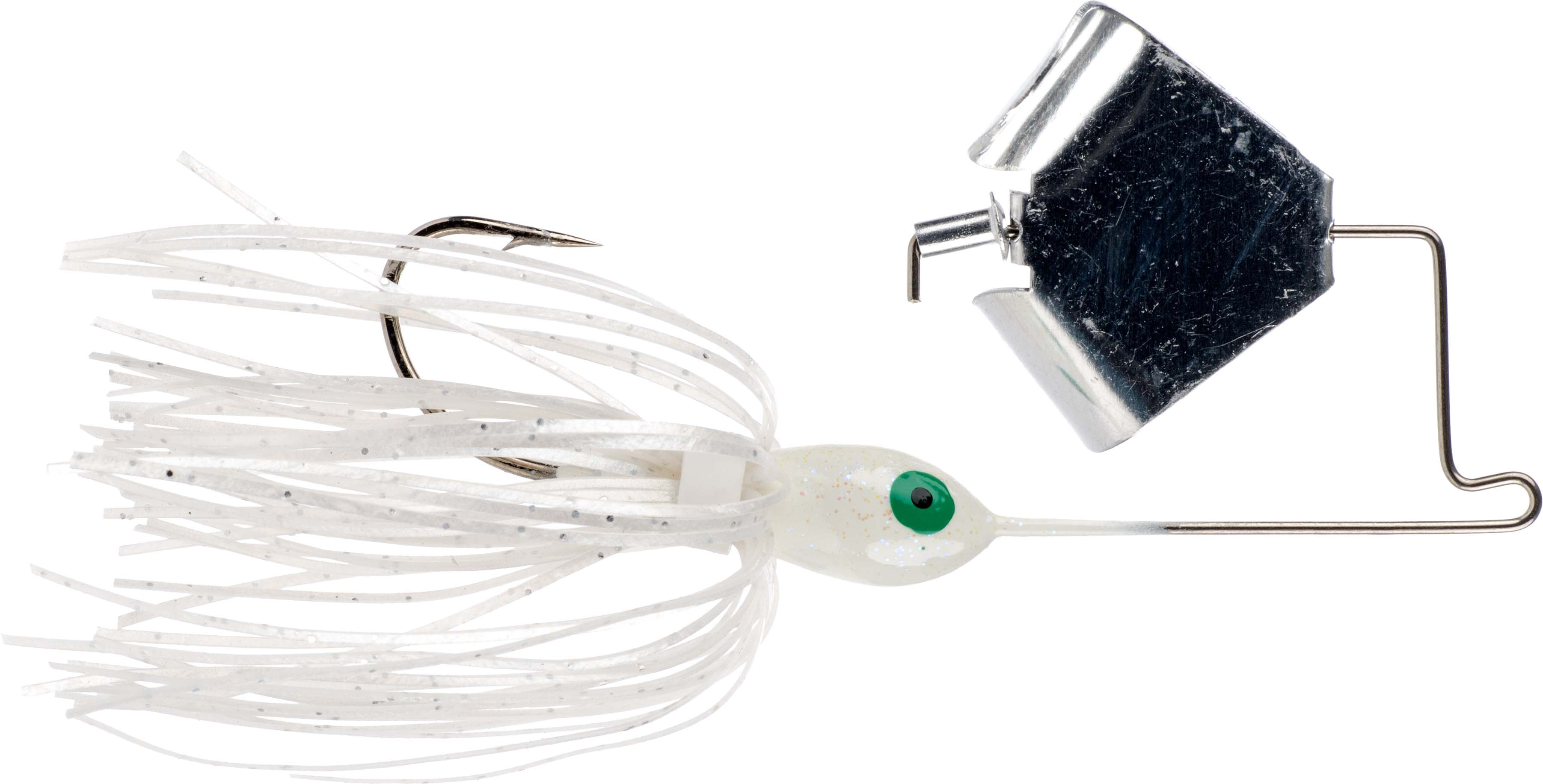 buzz reel ice fishing Strike King Mini Pro Buzz White / 1/8 oz