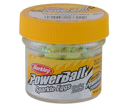 Berkley PowerBait Sparkle Power Eggs Floating Magnum 1 oz. Jar