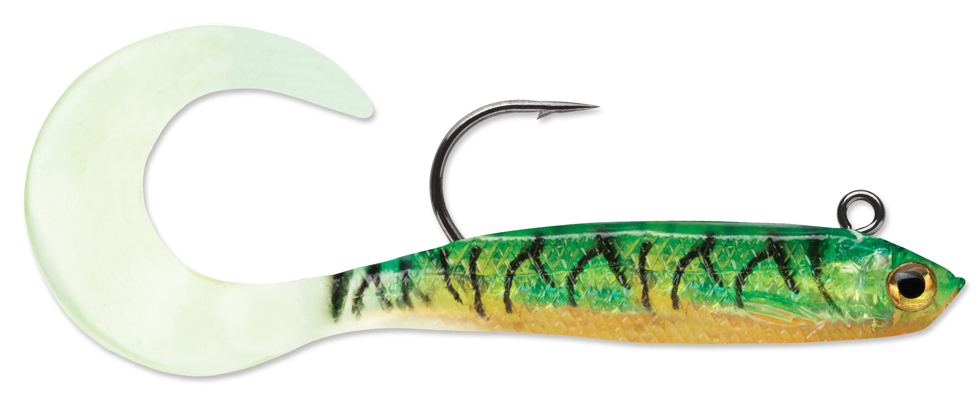 Leurre Storm WildEye Curl Tail Minnow 02 - Perle - Pêche Leurre Souple