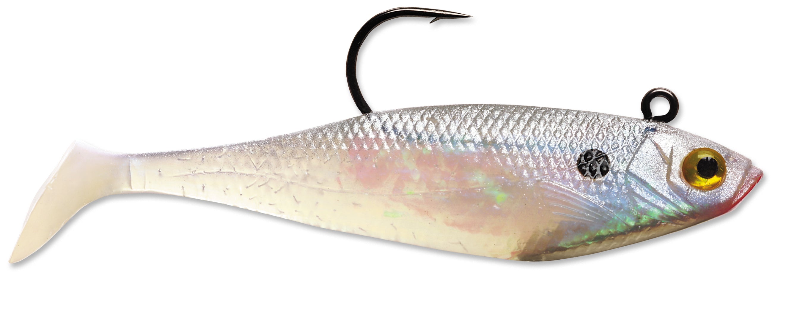 3 Storm WildEye 4.5 Pro Curl Tail Bait-N-Switch Fishing Lure Cracked Ice
