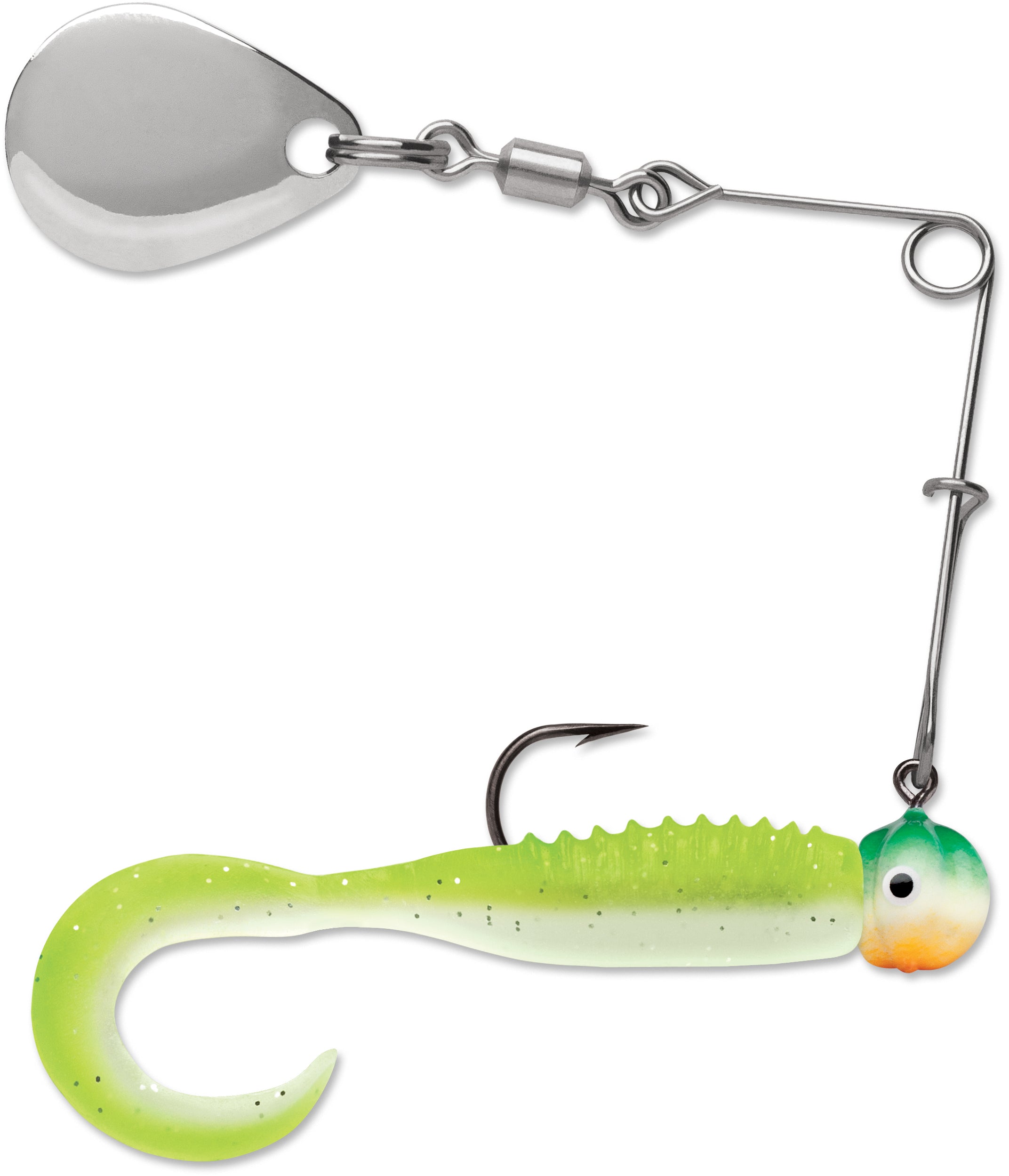 VMC Curl Tail Spinnerbait Red Pearl Glow / 1/16 oz VMC Curl Tail Spinnerbait Red Pearl Glow / 1/16 oz