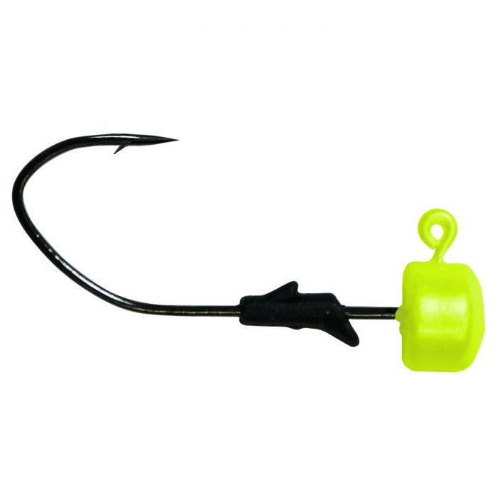 Eagle Claw Lazer Sharp Pro-V Ned Rig Jigheads - 5 Pack Finesse Bass Fishing Jigs
