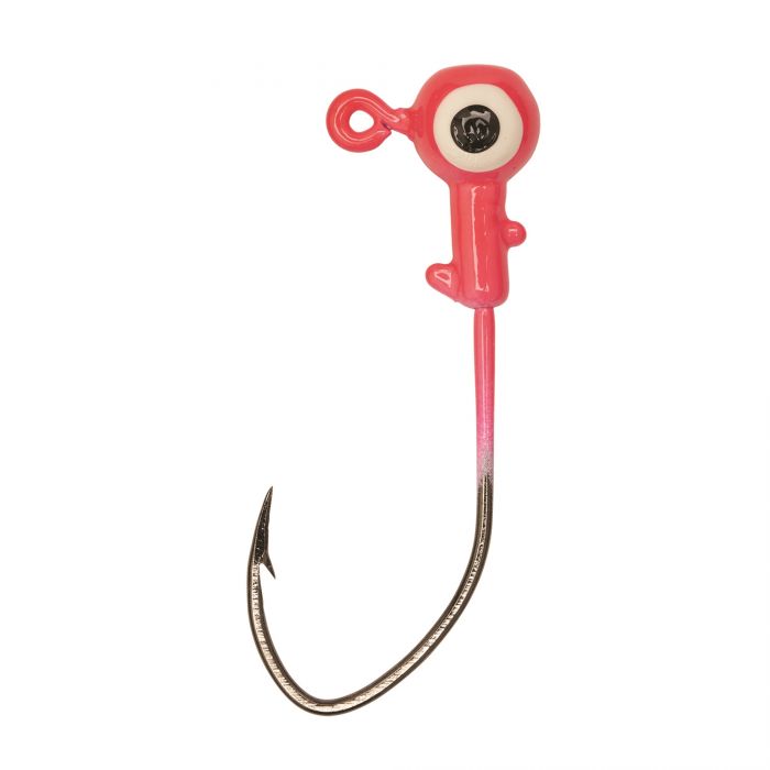 eagle claw pan fish pf13 fishing pole Eagle Claw Ball Head Pro V Jig Chartreuse / 1/8 oz / 10 Pack
