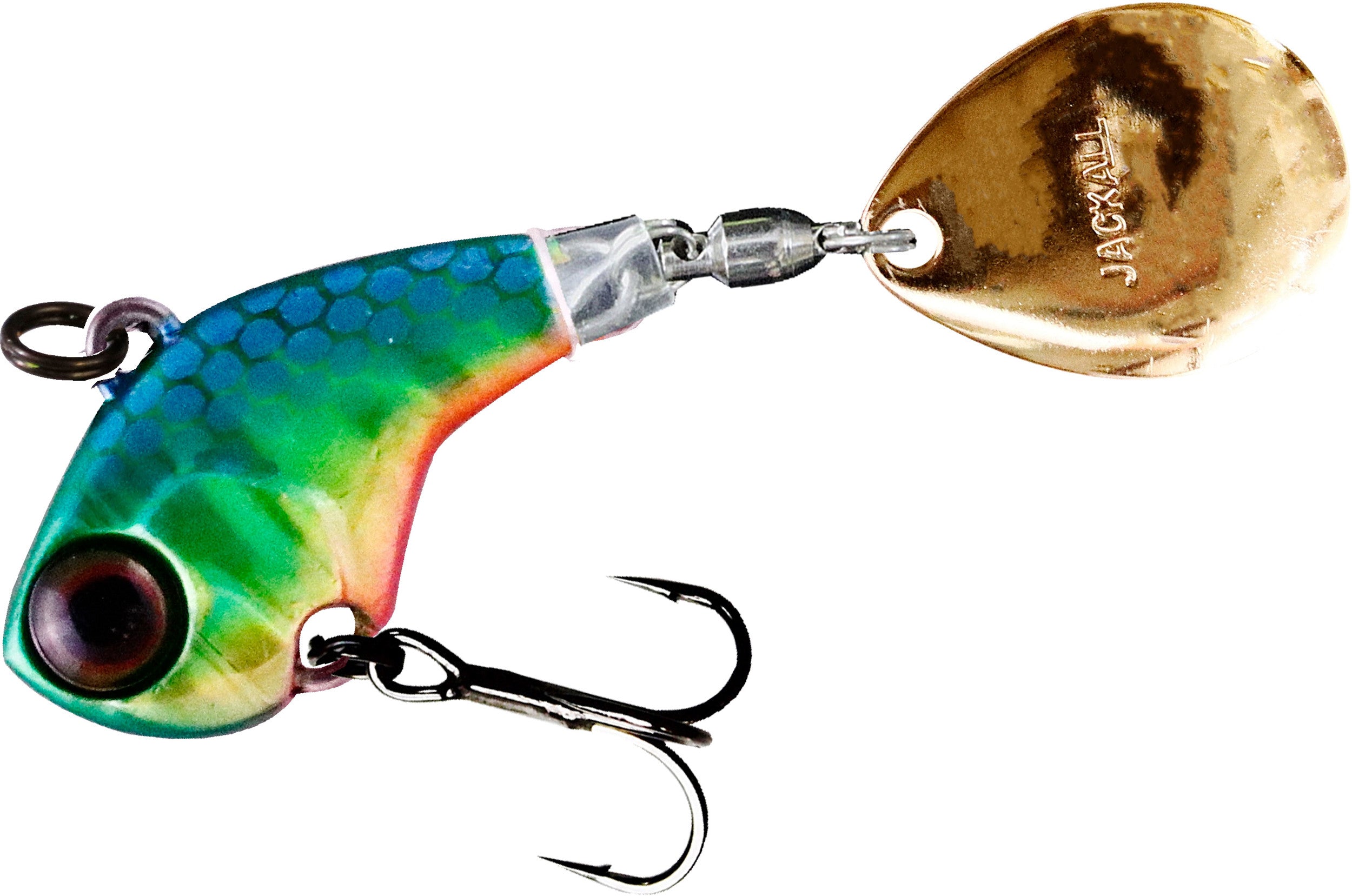 Jackall Deracoup Tail Spinner HL Lime Gold / 1 oz