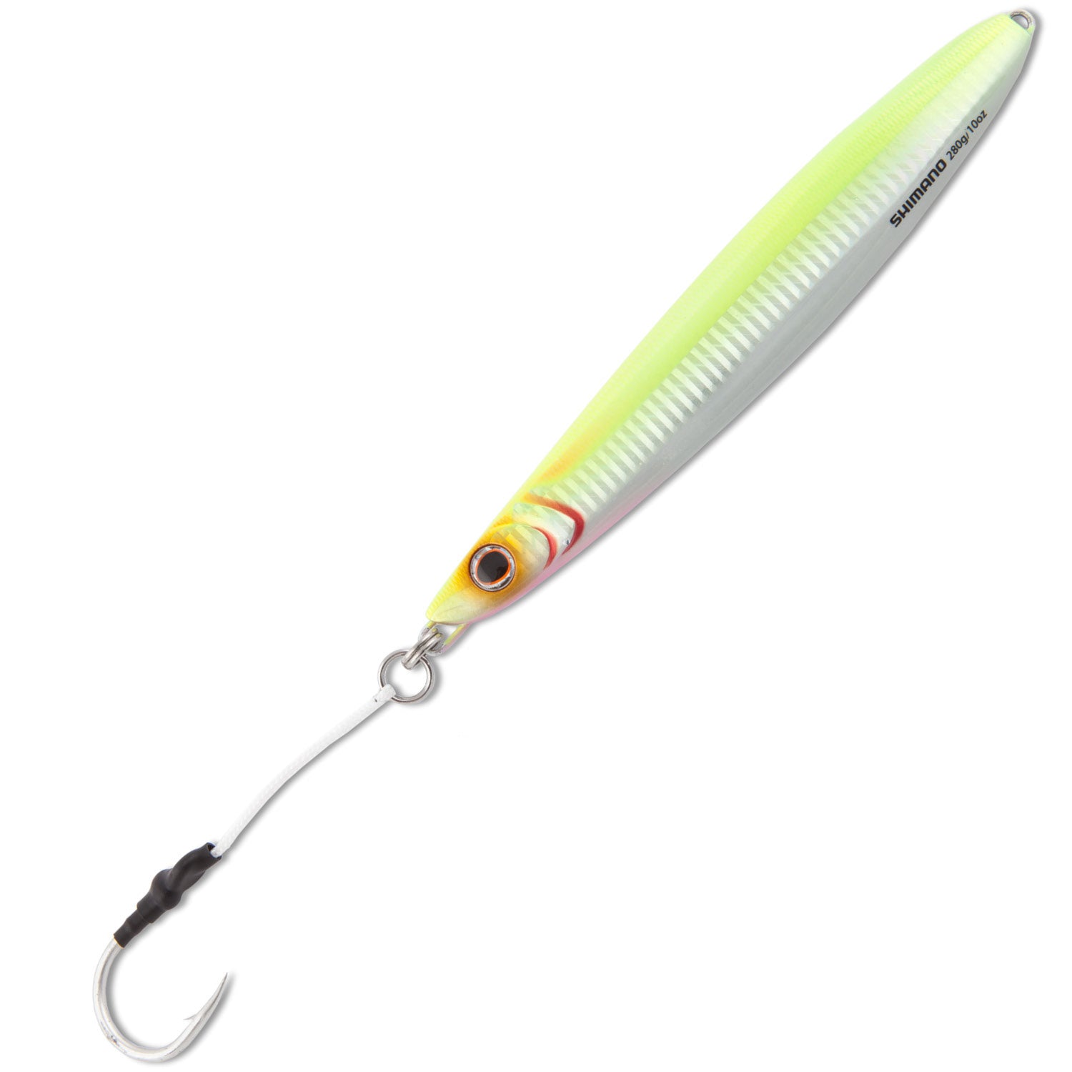 Shimano Butterfly Flat-Side Jigs Chartreuse Silver / 168 g