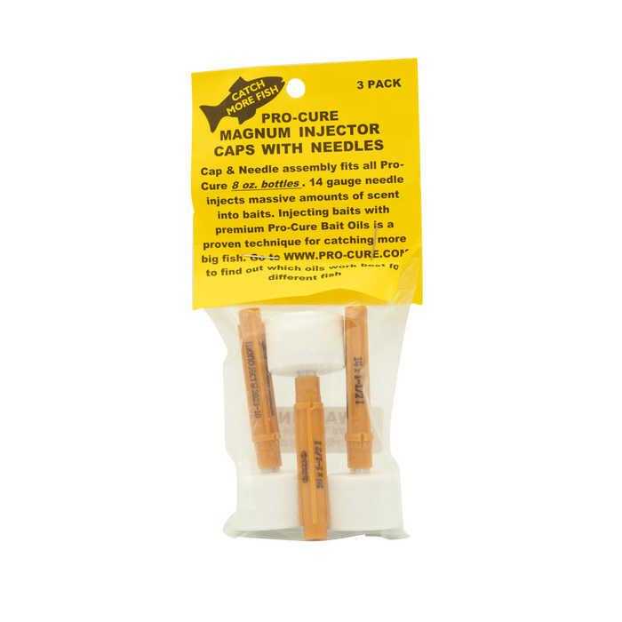 Pro-Cure Bait Injector Needle Caps 3 pack
