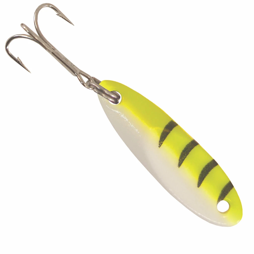 Acme Kastmaster: Chartreuse Tiger Glow; 1/12 oz.