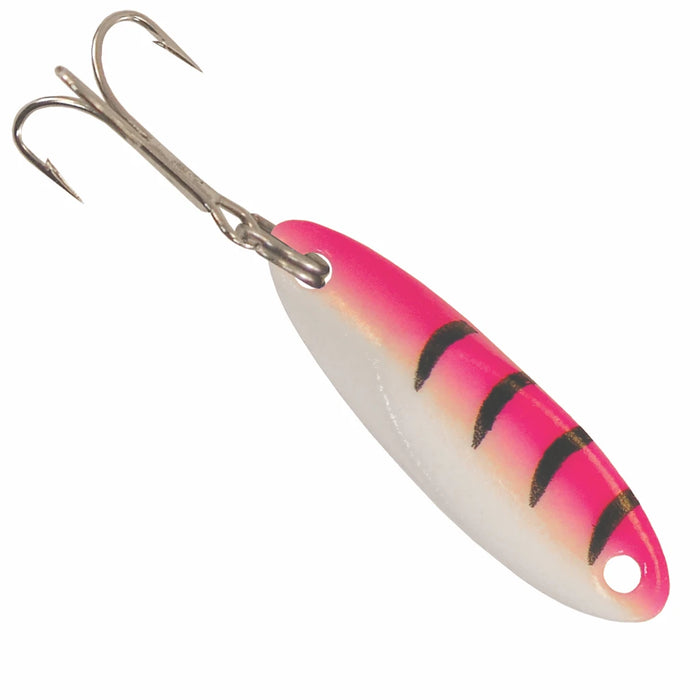 Acme Kastmaster UV Glow Series Ice Fishing Spoon - Glow Red Tiger, 1/12oz -  Glow Red Tiger