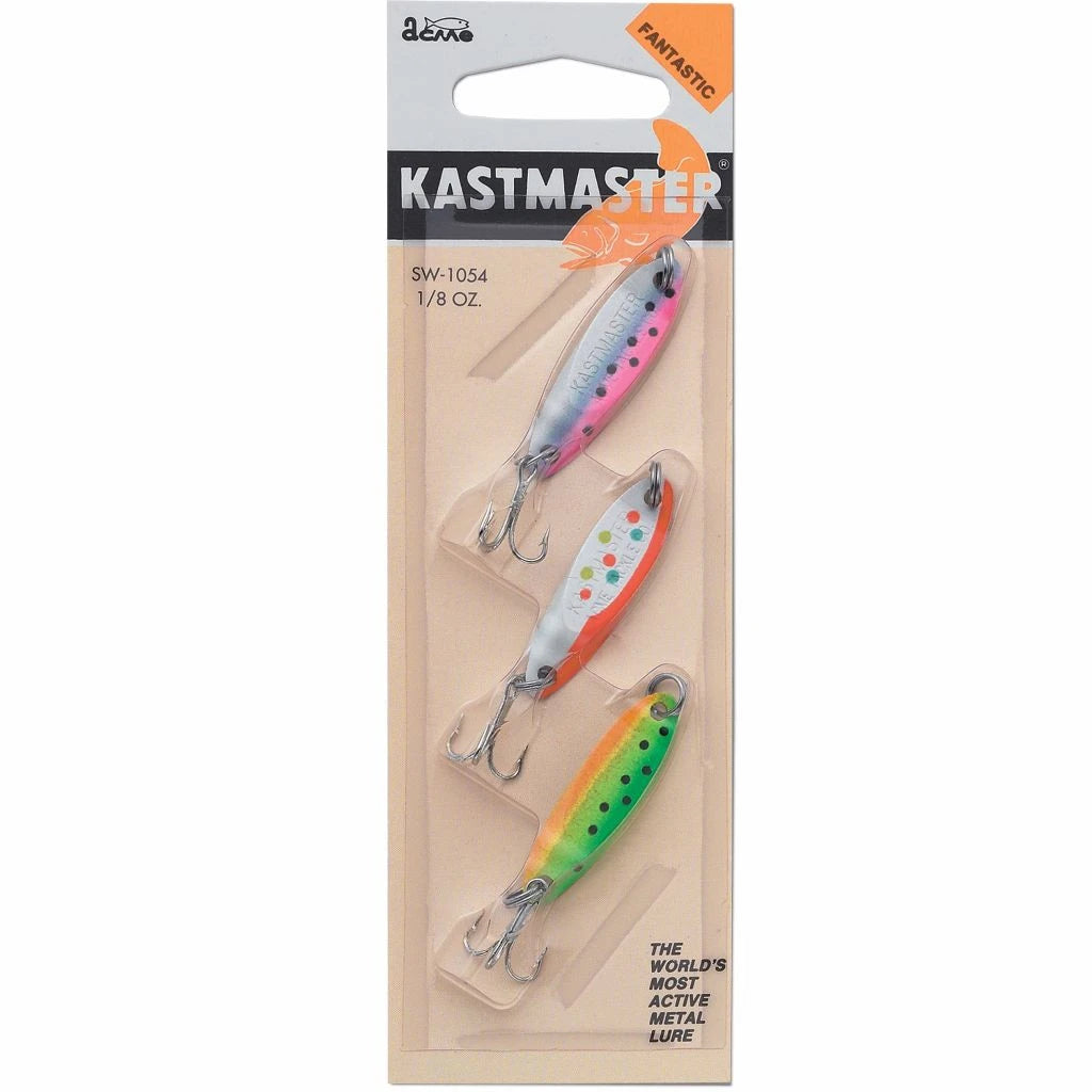 Acme Kastmaster Spoon 1/8 oz. 3-Piece Kit — Discount Tackle