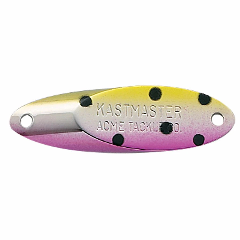 Acme Tackle Kastmaster Fishing Lure Spoon Chrome Neon Blue 1/4 oz