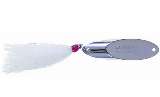 Acme Kastmaster Lure with Buck Tail Hook, Chrome, 1-1/2-Ounce