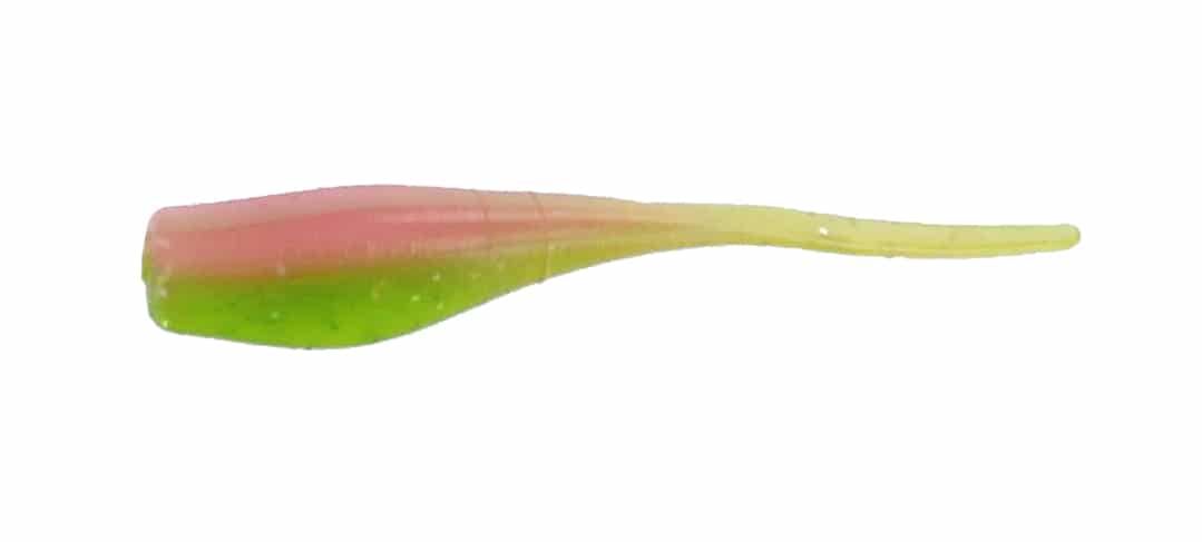 Bass Assassin Lures Shad Assassin, Electric Chicken, 1.5-Inch