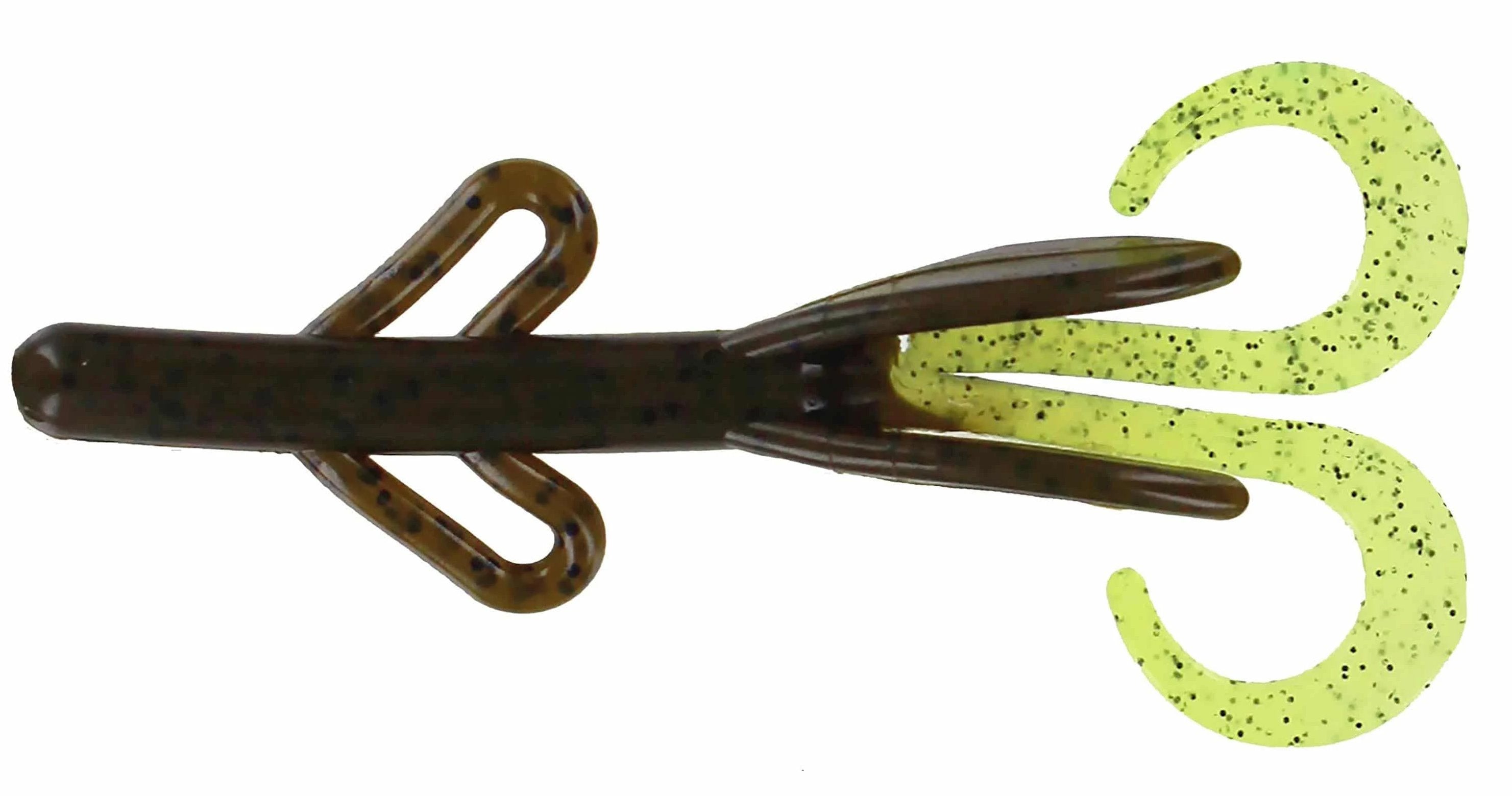 Big Bite Baits | Creature 4 10ct Green Pumpin Chartreuse
