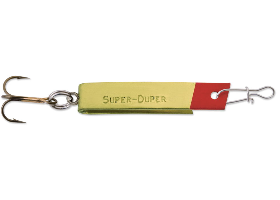 Luhr Jensen Super-Duper 503, 1/8oz Brown / Red fishing spoon #12843
