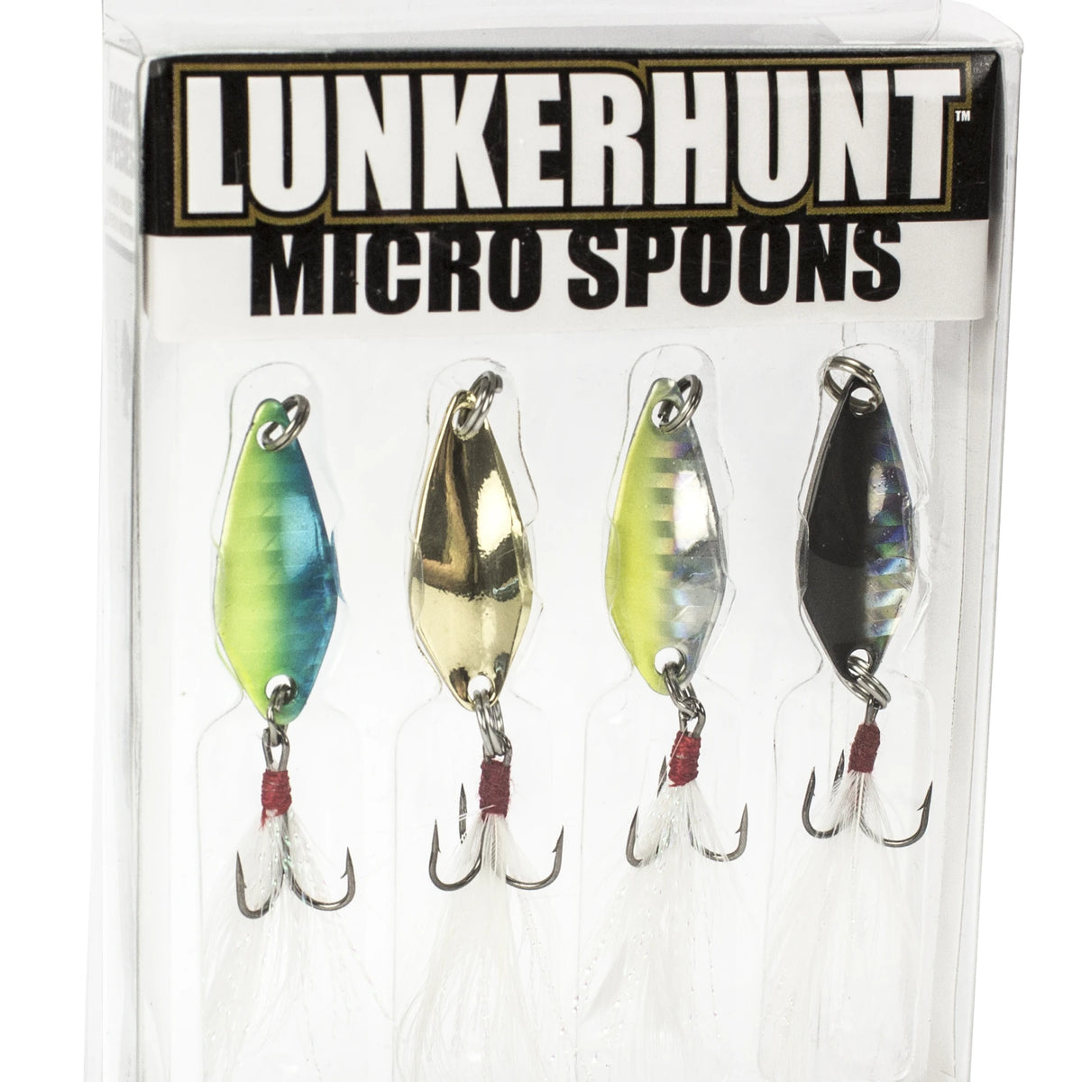 Lunkerhunt Micro Spoon 4-Piece Multi Pack — Discount Tackle