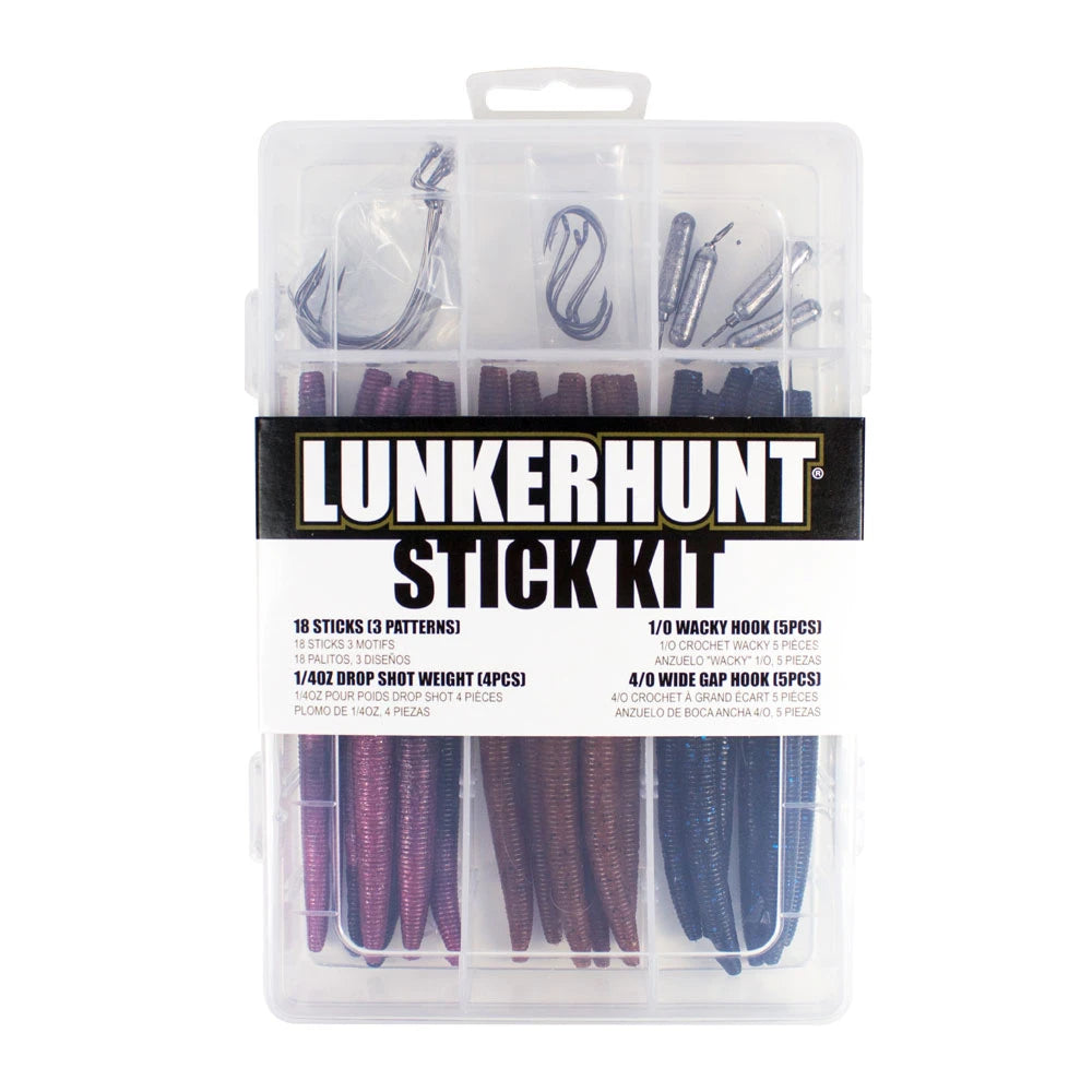 Lunkerhunt Assorted Drop Shot Stick Kit