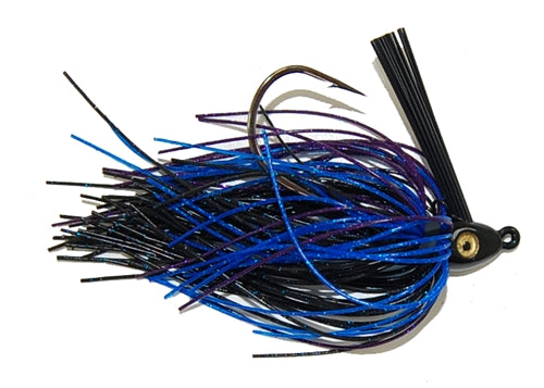 bass jigs and lures for heavy cover Gambler Heavy Cover Swim Jig Black Blue / 1/2 oz