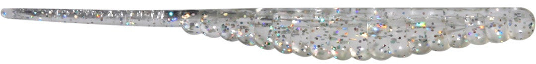 Gambler Shakey Shad 4 25 Pack Clear Silver Hologram