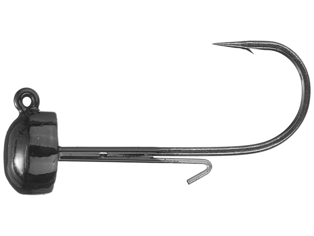 Fish Head Finesse Ned Head 3 pack Black / 1/8 oz