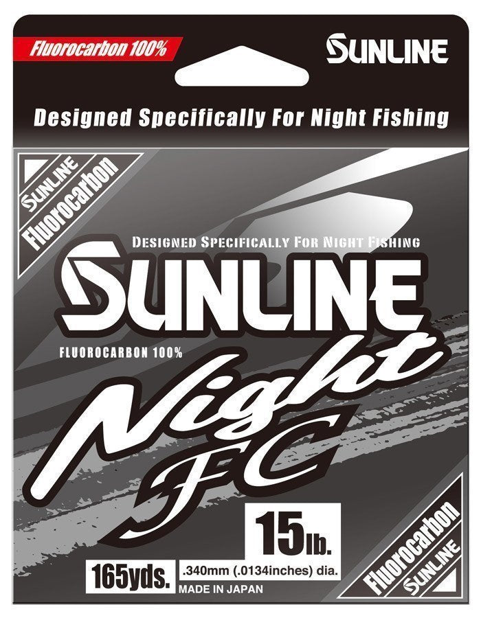 Sunline Night FC Fluorocarbon Clear Blue 165 Yards — Discount Tackle